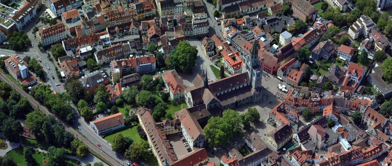 Luftaufnahme der Konstanzer Altstadt © Hajo Dietz