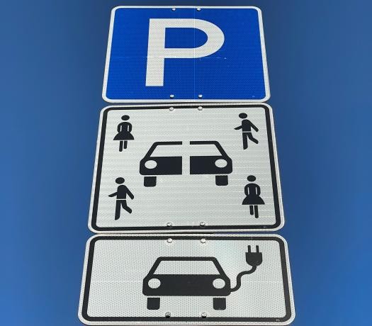 Carsharing-Verkehrsschild