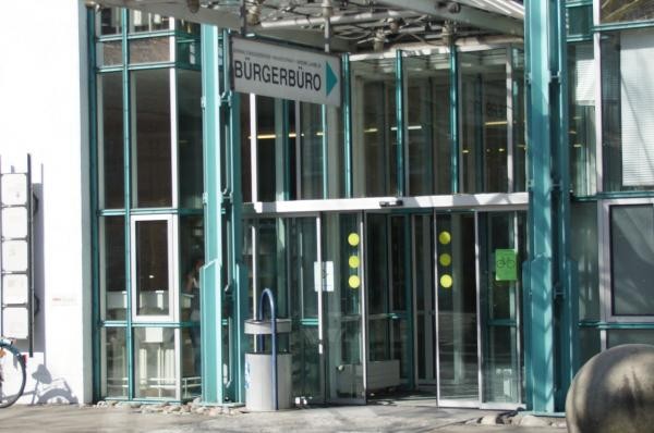 Eingang in das Konstanzer Bügerbüro