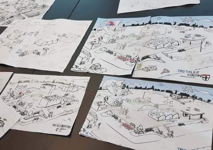 Bild: Designstudio Eminent Zeichnungen eines Neubauquartiers