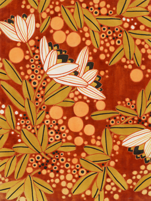 Anna Diederichs: Stoffentwurf, 1970/80 © Rosgartenmuseum Konstanz