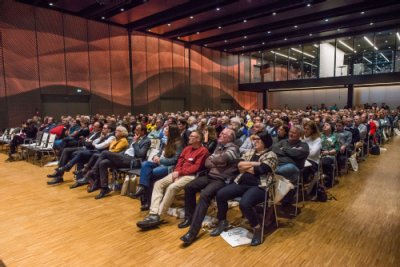 Aufmerksame Zuhörer bei EBZ 2018 Aufmerksame Zuhörer bei EBZ 2018