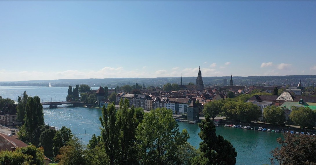 Luftbild aus Konstanz