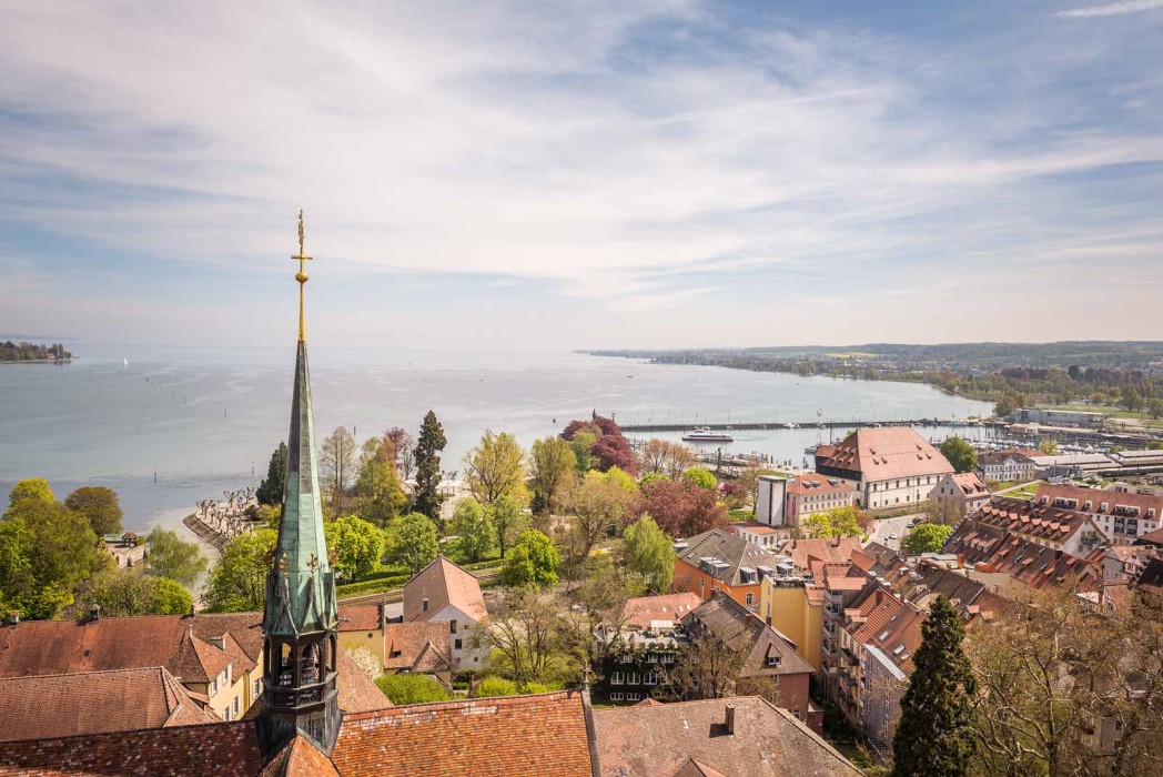 Konstanz: Blick vom Münster auf den See