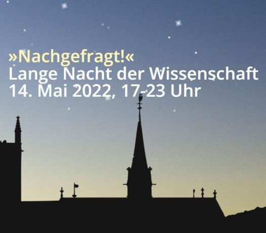 Logo Lange Nacht der Wissenschaft 14.05.2022