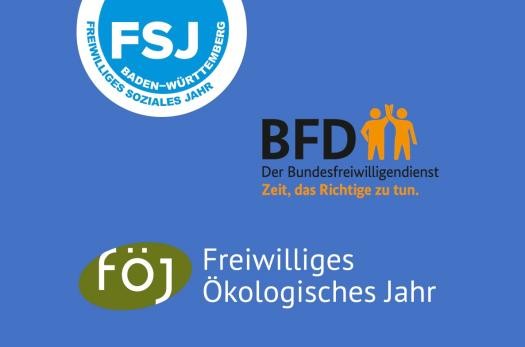 Logo FÖJ, BFD und FSJ