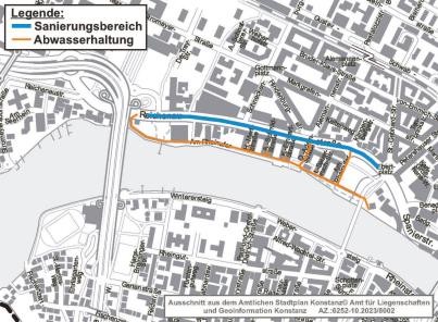 Stadtplan Konstanz, Sanierungsbereich Reichenaustraße