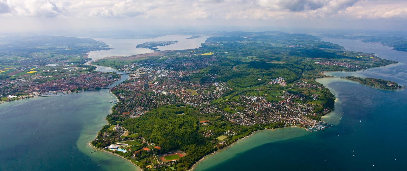 Luftaufnahme von Konstanz