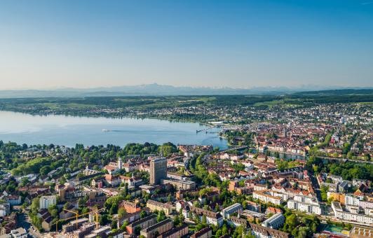 Luftbild von Konstanz