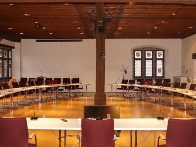 Blick in den Ratssaal der Stadt Konstanz, in dem der Gemeinderat tagt. Blick in den Ratssaal der Stadt Konstanz, in dem der Gemeinderat tagt.