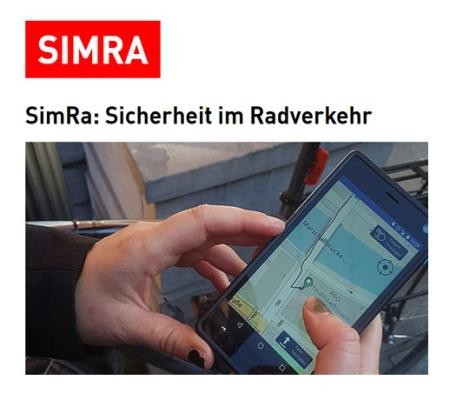 Logo Simra Sicherheit im Radverkehr Logo Simra Sicherheit im Radverkehr