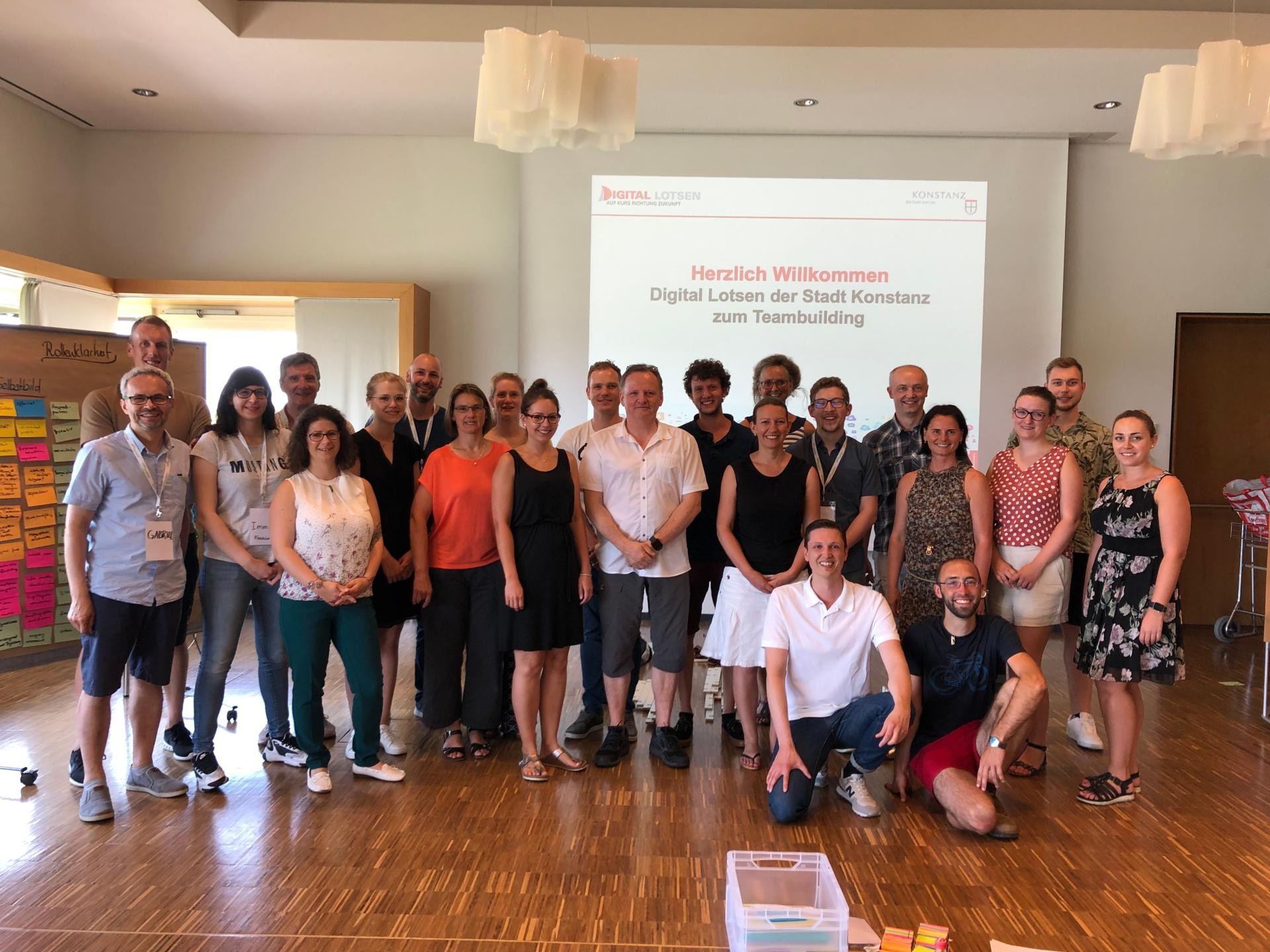 Gruppenfoto der Digitallotsen