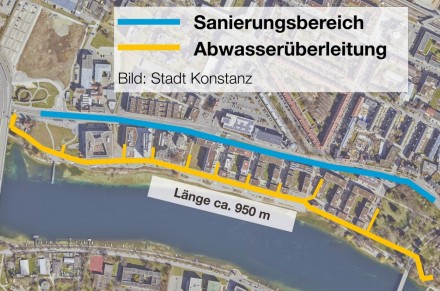 Kartenausschnitt: Sanierungsbereich Reichenaustraße