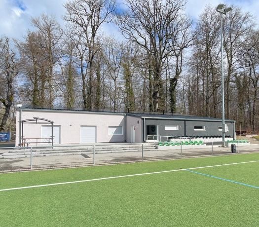 Bild des DJK Vereinsheims, Front