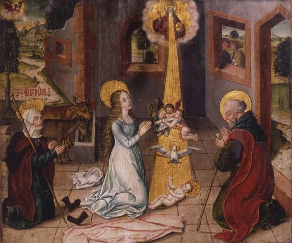 Geburt Christi, Rudolf Stahel, Altartafel, 1522 © Rosgartenmuseum Geburt Christi, Rudolf Stahel, Altartafel, 1522 © Rosgartenmuseum