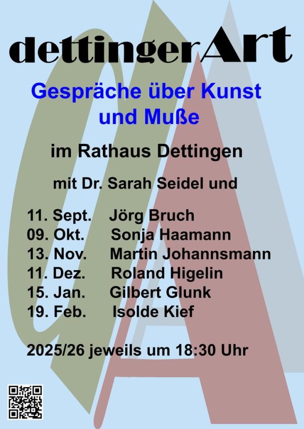 Plakat zum Format Dettinger ART