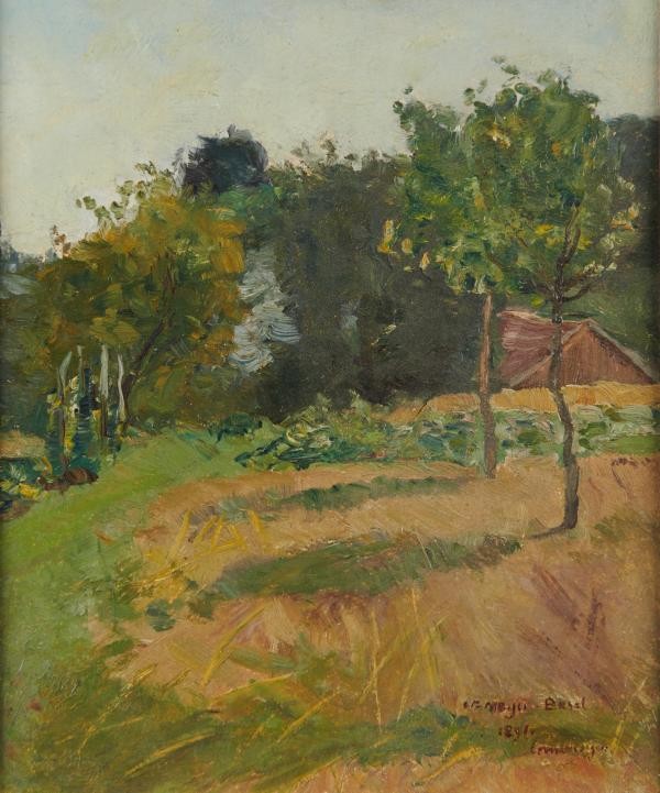 Carl Theodor Meyer-Basel, Sommerwiese bei Ermatingen, 1891 © Städtische Wessenberg-Galerie_Alexander Stertzik Carl Theodor Meyer-Basel, Sommerwiese bei Ermatingen, 1891 © Städtische Wessenberg-Galerie_Alexander Stertzik