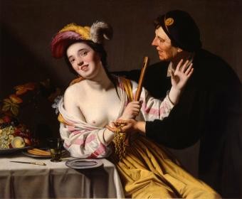 Gerard von Honthorst: Liebeswerbung Gerard von Honthorst: Liebeswerbung