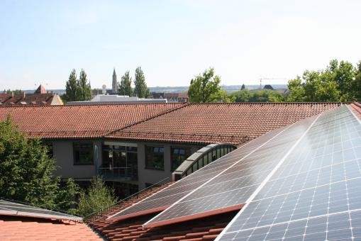 Solaranlage auf einem Dach