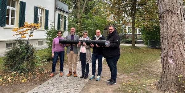 Vertreter der Stadtwerke Konstanz, Caritas Konstanz und Wessenbergstiftung