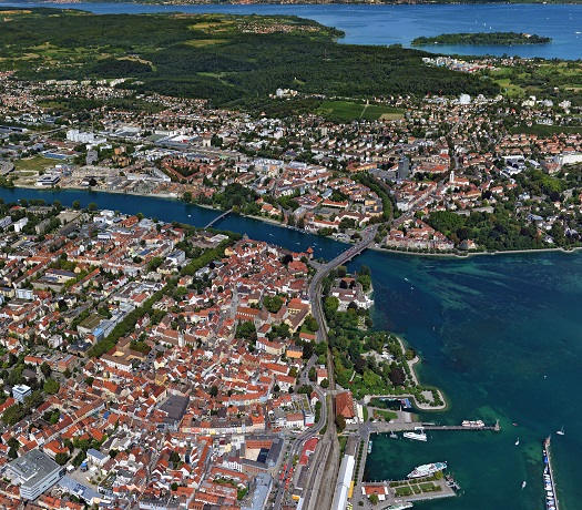 Luftaufnahme von Konstanz (Foto: Hajo Dietz)