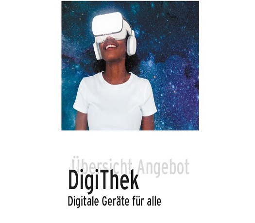 Bunte Grafik mit Konstanzer Skyline und Digitalisierungssymbolen