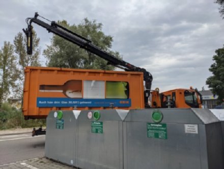 Leerung Altglascontainer Leerung Altglascontainer