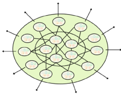 Bild zeigt eine Organisation nach dem Zellstrukturdesign