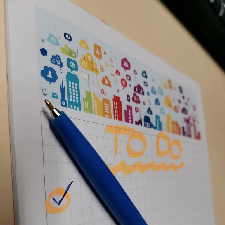 Notizblock mit To-Do-Liste