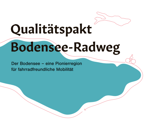 Ausschnitt aus dem Deckblatt des Qualitätspakts Bodensee-Radweg (Grafik: Internationale Bodensee Tourismus GmbH)