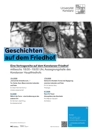 Plakat Geschichten auf dem Friedhof