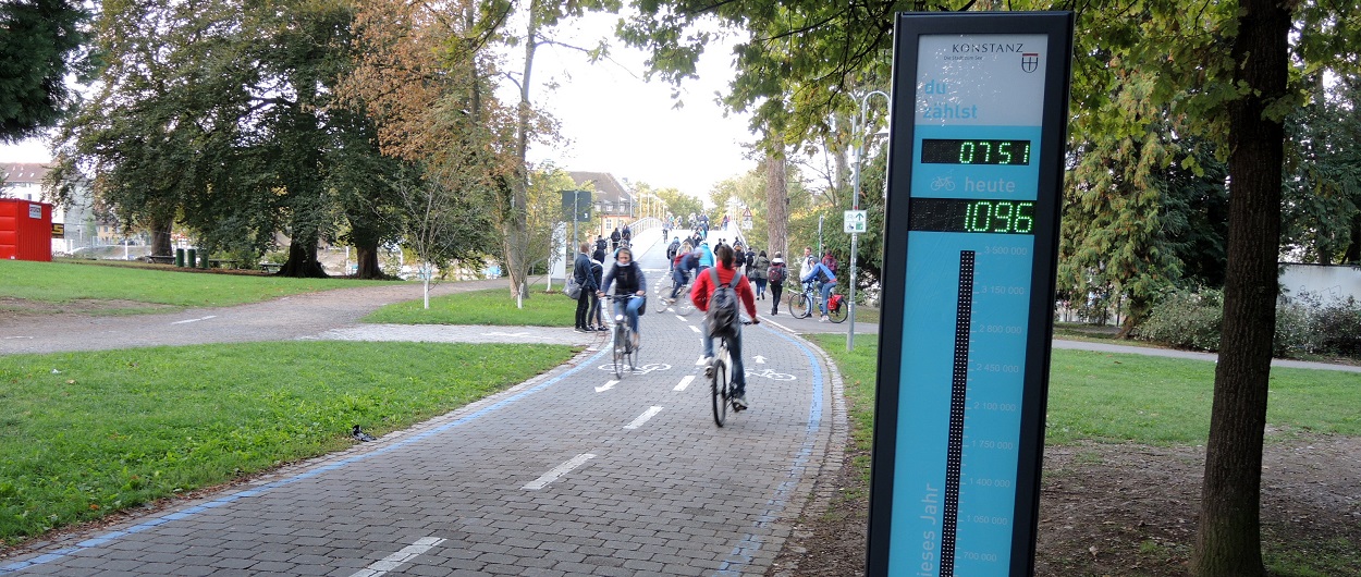 Fahrradzählstelle (Foto: Stadt Konstanz)