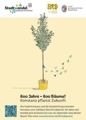 Plakat Klimabäume