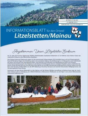 Cover des aktuellen Litzelstetter Ortsblatts