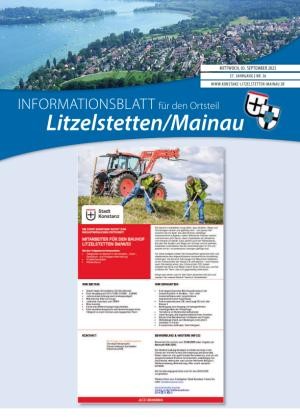 Cover des aktuellen Litzelstetter Ortsblatts