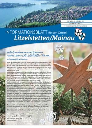 Cover des aktuellen Litzelstetter Ortsblatts