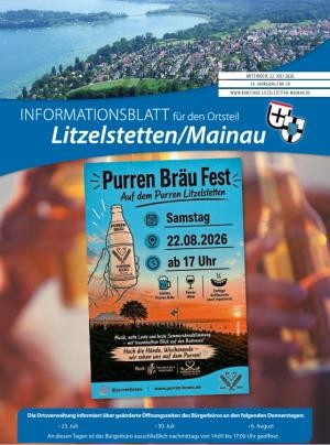 Cover des aktuellen Litzelstetter Ortsblatts