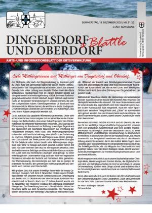 Cover des aktuellen Ortsblatts