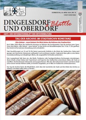 Cover des aktuellen Ortsblatts