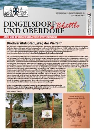 Cover des aktuellen Ortsblatts