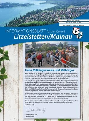 Cover des aktuellen Litzelstetter Ortsblatts