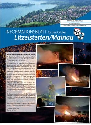Cover des aktuellen Litzelstetter Ortsblatts
