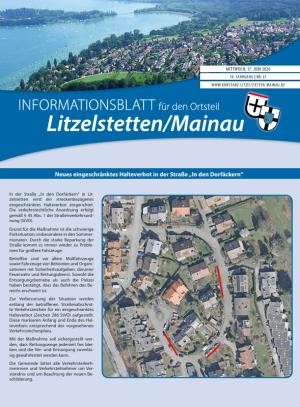 Cover des aktuellen Litzelstetter Ortsblatts