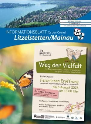 Cover des aktuellen Litzelstetter Ortsblatts