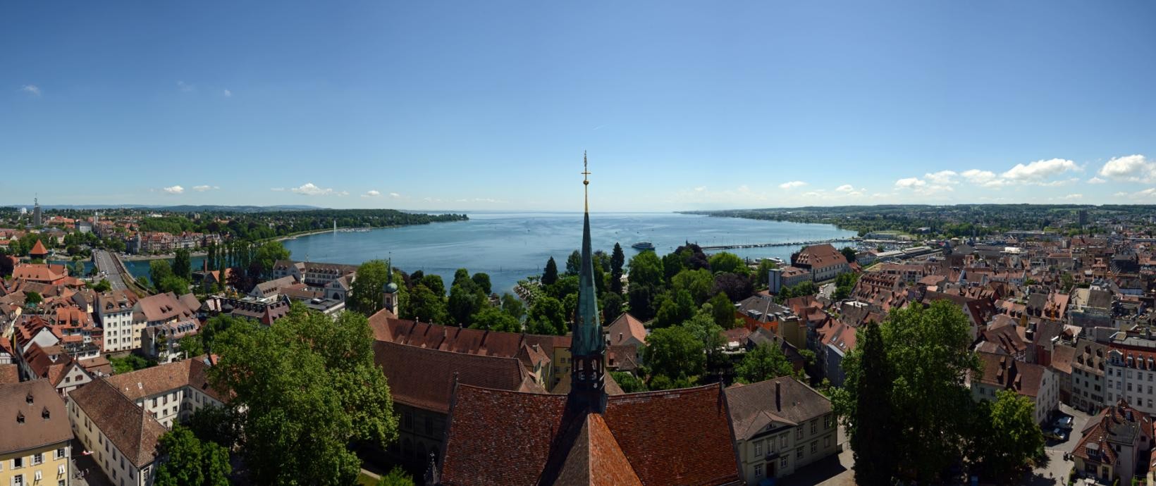 Blick über die Dächer der Konstanzer Altstadt
