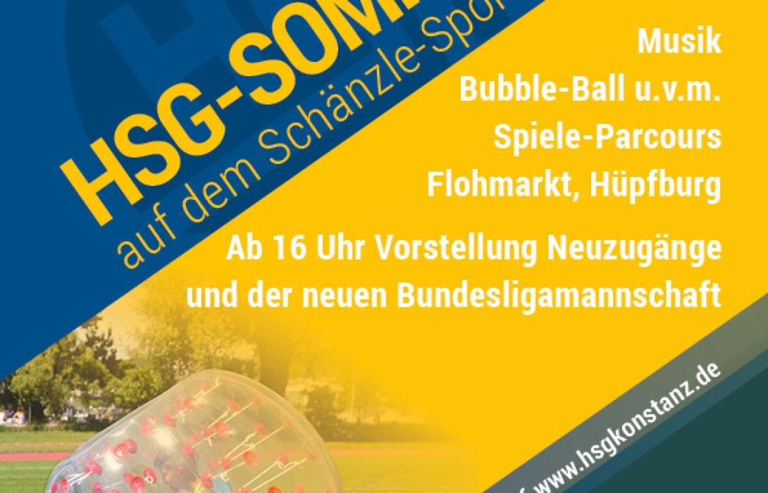 Plakat HSG Sommerfest
