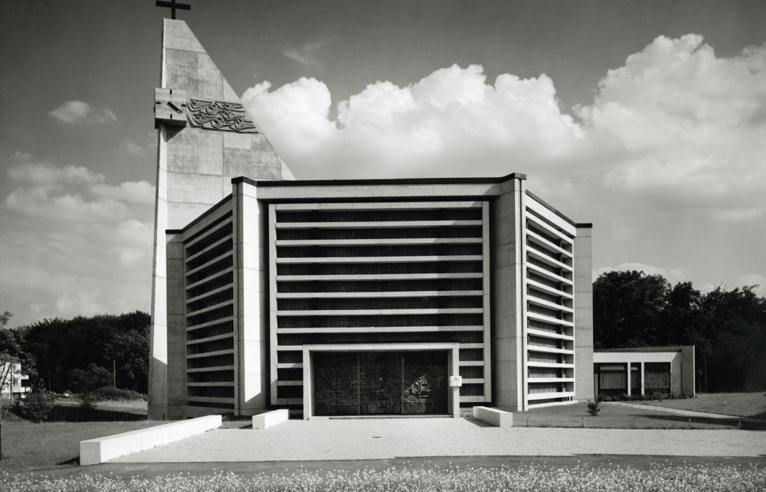 Maria-Hilf-Kirche; 1967 Foto: Heinz Kabus, mit freundlicher Genehmigung von Frank Kabus (StAKN Z1.kabus319)