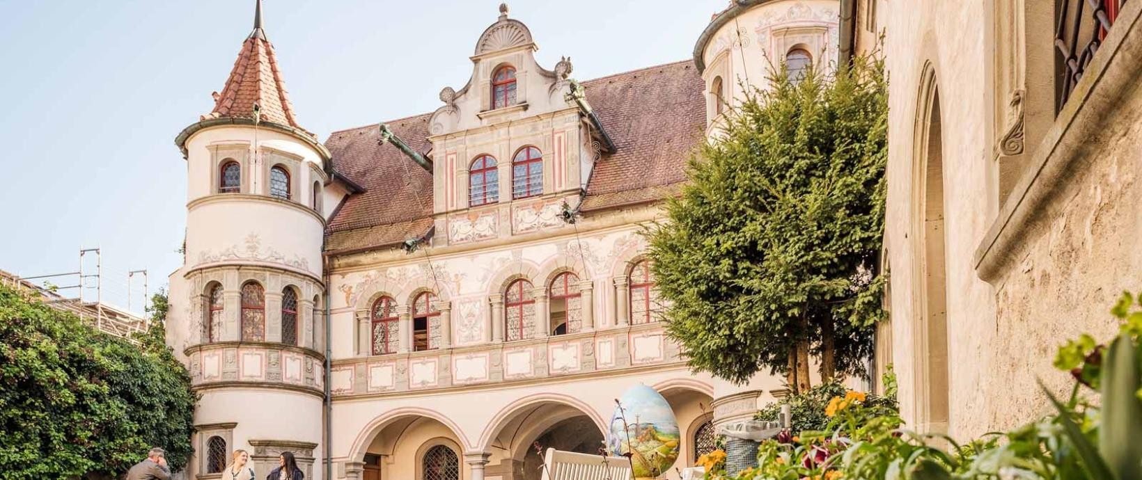 Bild: Dagmar Schwelle Rathausinnenhof