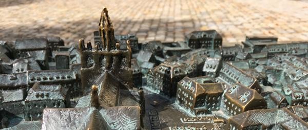 Tastrelief der Stadt