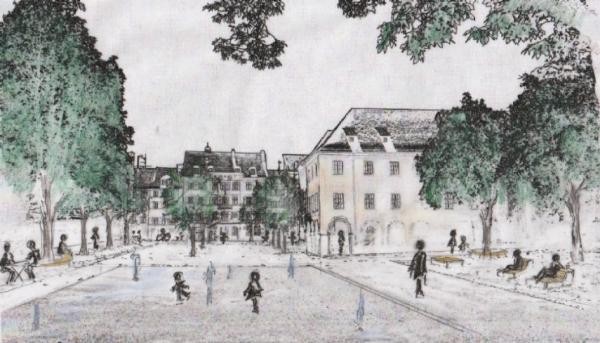 Planungsskizze, wie der Stephansplatz einmal aussehen könnte
